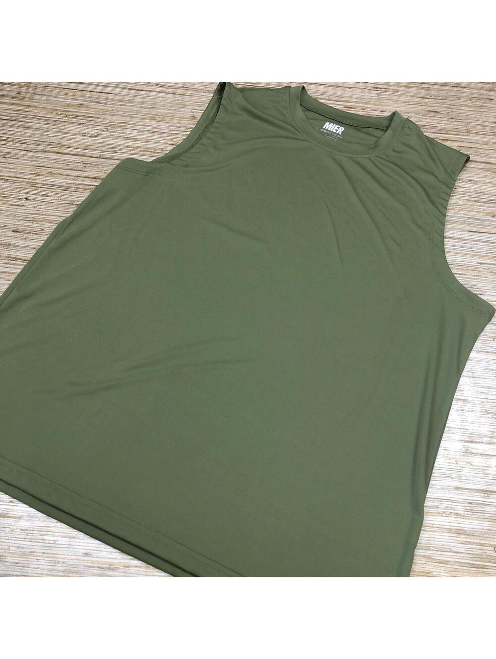 3226 Mier womens sleeveless athletic top GREEN sz XL